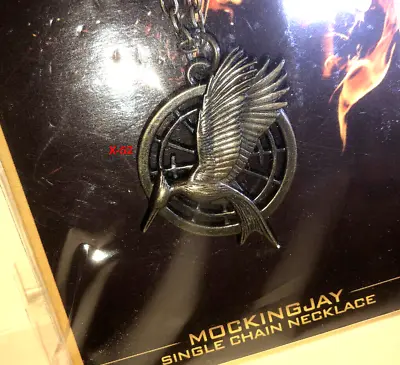 Hunger Games Catching Fire Neca Mockingjay Bird Logo Single Chain Necklace • $49.99