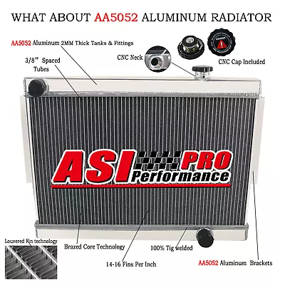 3Rows Radiator Fit Holden Kingswood HQ HJ HX HZ V8/ Torana LH LC LX 1974-1978 MT • $184.95