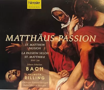 Bach: Matthaeuspassion St. Matthew Passion (3 CD Set 1995 Haenssler) *Very Good* • $12.25