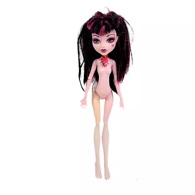 Monster High Doll Draculara Sweet 1600 Nude Non Elastic Hips W/ Necklace 2008 • $29.97