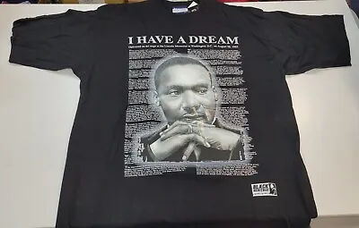 Vintage 1990s Martin Luther King MLK Jr I Have A Dream Double Sided T-Shirt XL • $35