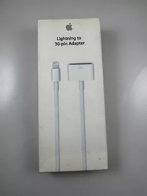 NEW In Box Original Apple Lightning To 30-pin Adapter Cable For IPhone IPod IPad • $49.95