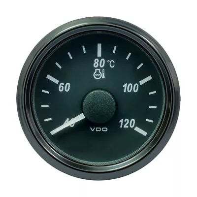 Vdo Singleviu 52mm Water Temp Gauge Euro 120�C (2-1/16  / 291-22) • $98.99