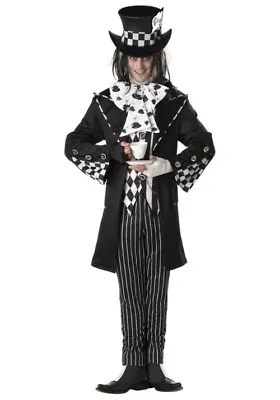 Dark Mad Hatter Alice In Wonderland ADULT Costume Large (42-44)  • $39.99