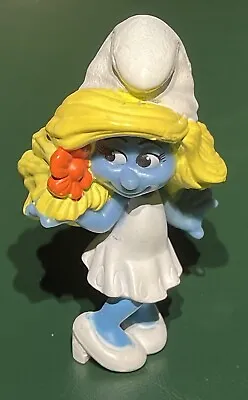 2011 The Smurfs McDonalds Happy Meal Toy Girl Smurfette Kids Play Time Friend • $2.44