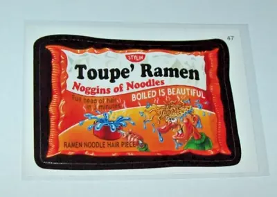 2010 Topps Wacky Packages Toupe Ramen Noggins Of Noodles Card • $0.99