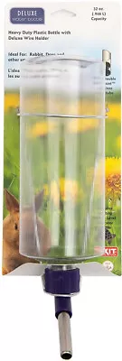 Lixit Deluxe Heavy Duty Plastic Bottle With Wire Holder Clear • $15.76