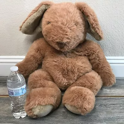 Mervyn's FLOPPY FRIENDS Plush Tan Bunny Rabbit Softy Large 26” Long Vintage • $74.99