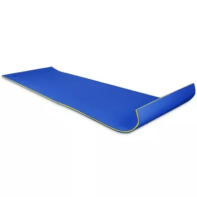 3-Layer Floating Water Pad 18' X 6' Floating Foam Mat Relaxing 6-8 Person Blue • $388.97