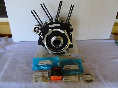 Harley Davidson S&S Twin Cam Black Engine Case - Stock Bore #310-0367A 2007-2016 • $1100