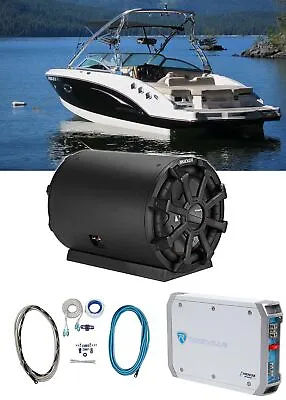 KICKER 46CWTB104 TB 10  800 Watt Marine Subwoofer+Enclosure+Amplifier For Boat • $499.90