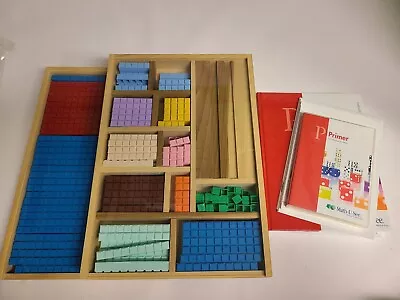 Math U See INTEGER BLOCKS KIT W Wood Trays Homeschool Manuals And CD • $99.95