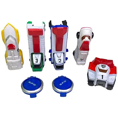 Power Rangers SPD Deluxe Delta Squad Megazord Parts Zord Lot Bandai • $14.97