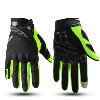 2020 Hot Motorcycle Gloves Touchscreen Leather Motocross Sport Bike Racing Mens • $16.31