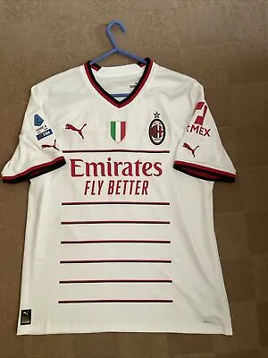 AC Milan Tommaso Pobega Autographed Puma Jersey/Shirt With COA - Size Large • £35