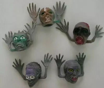 Monster Finger Puppet Vending Charms Prize Toys Lot Of 5 Halloween NOS  (288) • $9.99