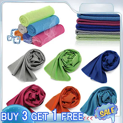 Microfibre Towel Compact Quick Drying Travel Sports GYM Beach Camping Swimming • £2.56