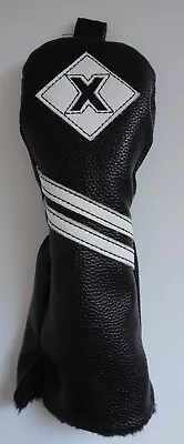 Maxfli Vintage PU Leather X Hybrid Golf Club Head Cover Black • $5.99