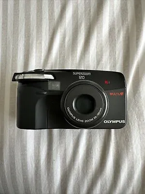 Olympus Superzoom 120 Weatherproof 35mm Film Camera Af 35-120mm • £14.99