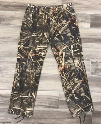 Cabela's Advantage Max 4 HD Camo Cargo Hunting Pants Size 34 Reg • $25