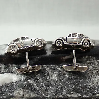 £164.77 • Buy Vintage Fenwick & Sailors Sterling Silver VW Bug Car Cufflinks Weighs 19.9 Grams