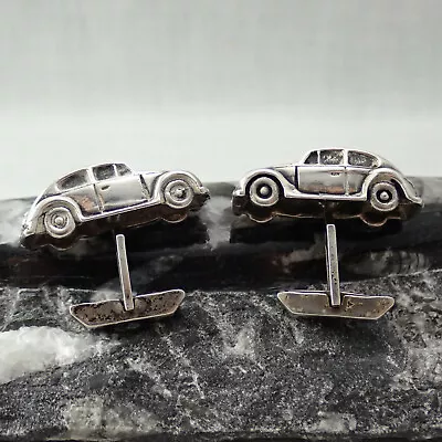 £164.77 • Buy Vintage Fenwick & Sailors Sterling Silver VW Bug Car Cufflinks Weighs 19.9 Grams
