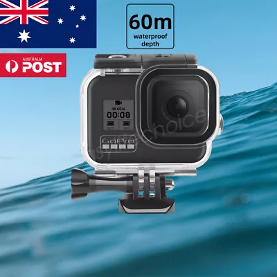 GoPro Hero 8 Waterproof  Protective Case 60m Underwater Diving Housing  Cover AU • $32.99