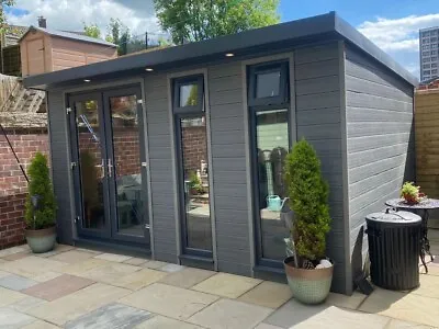SIP Garden Room Composite Cladding Garden Office Studio Gym Hot Tub Shelter • £1050