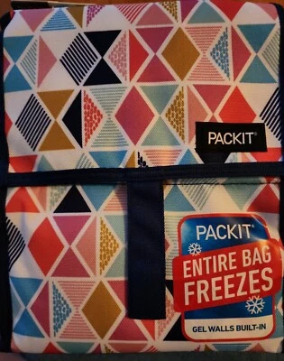 $12.99 • Buy PackIt Freezable Lunch Bag With Zip Closure