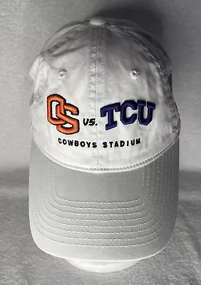 Vintage Oregon State Beavers Hat Cap Strap Back TCU COWBOYS Mens Dad FOOTBALL • $18.88