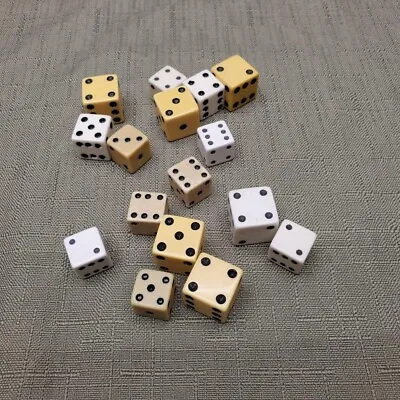 Dice Lot Some Early Mix Of Bone Bakelite Etc • $7.64