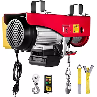 VEVOR Electric Hoist Lift 1320LBS 600KG Overhead Electric Hoist 110V Wireless El • $233.26