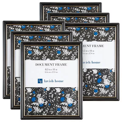 Picture Frame Set8.5 X 11 Document Frame Pack For Picture Gallery Wall Set Of 6 • $35.94