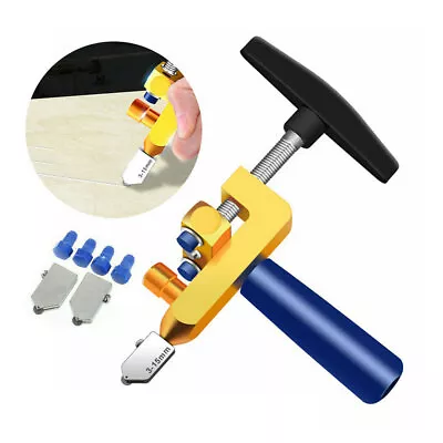 Professional 2In1 Easy Glide Glass Tile Cutter Tile Ceramic Manual Cutting Tool • £11.35