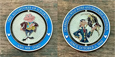 Walt Disney Studio Mr Toad Toad's Wild Ride Disneyland Security Challenge Coin • $1