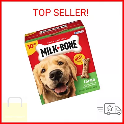 Milk-Bone Original Dog Treats Biscuits For Large Dogs 10 Pounds (Packaging May  • $21.74