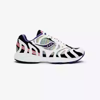 Saucony Grid Azura 2000 Neon - White / Multicolour- S70490-1 - Uk 7.5 8 • £100