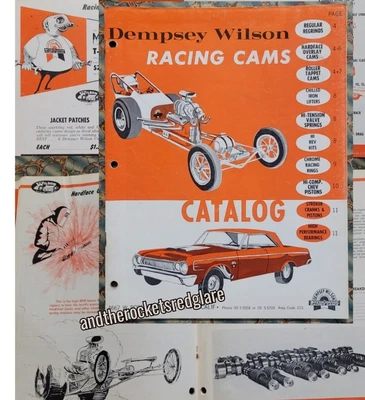 $79.99 • Buy ORIGINAL Vintage 1964 DEMPSY WILSON Catalog Brochure Hot Rod Custom