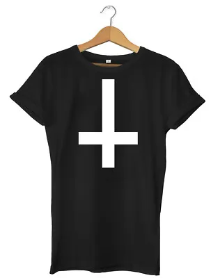 £11.99 • Buy Inverted Cross Cool Mens Womens Unisex T-Shirt