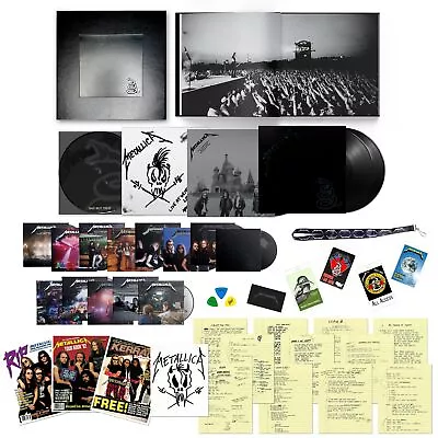 Metallica~Black Album~Box Set~Megaforce Vinyl 14-CD 6-DVD 6-LP NEW SEALED +bonus • $239.99