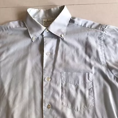 Vintage Macy’s Mens Store Polyester Short Sleeve Shirt Supre-Macy 60s • $10