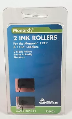 Monarch 925403 Replacement Ink Rollers Black 2/Pack • $14.99