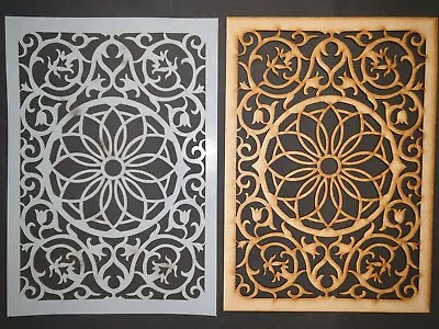 Decorative MDF Mylar Panel Pattern Screening Grille Stencil Embellishment  • £8