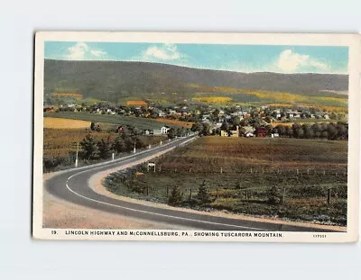 Postcard Lincoln Highway & McConnellsburg Pennsylvania USA • $9.95