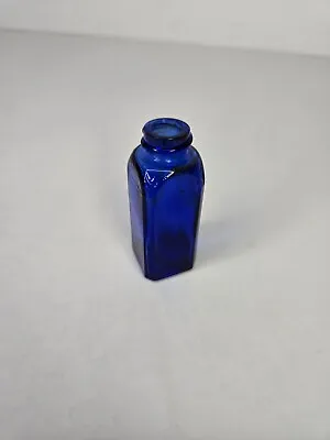 Small Blue Medicine Bottle DOHO NY New York 1940s (Dept Of Health) Dropper Bottl • $7.95