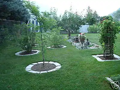 4 Large DIY Concrete Garden Edging Lawn Landscape Mold Set Wall Blocks Fast Ship • $99.99