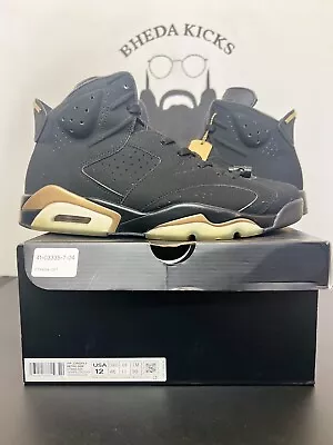 Nike Air Jordan 6 Retro DMP 2020 Metallic Gold Black CT4954-007 Preowned Size 12 • $126