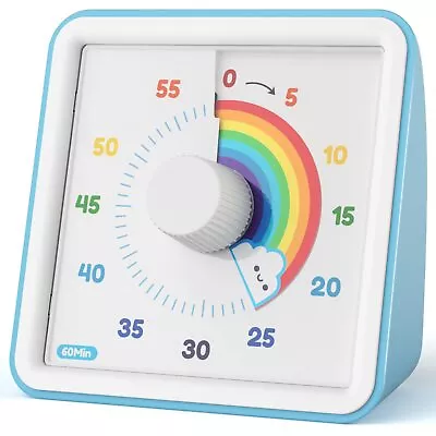 LIORQUE 60 Minute Visual Timer For Kids Visual Countdown Timer For Classroom • $27.89