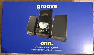 ONN Groove Boombox CD Radio Bluetooth Mini Stereo System • $44.99