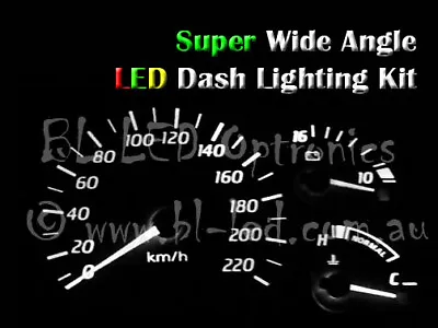 White LED Dash Kit Suits Toyota Corolla AE82 AE86 AE92 • $17.95